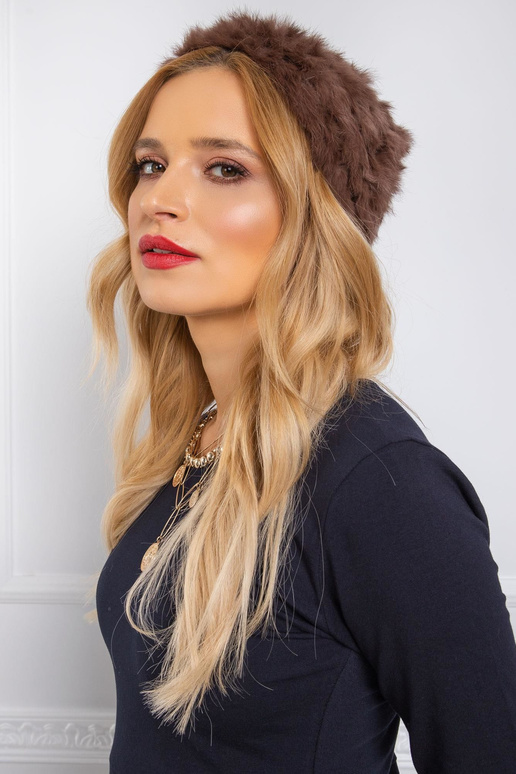 Rudos kailinės kepurė Rudos kailinės kepurė