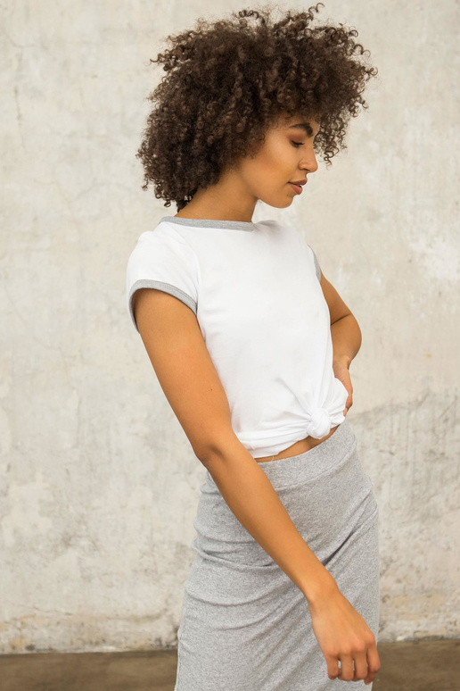 FOR FITNESS White Move marškinėliai