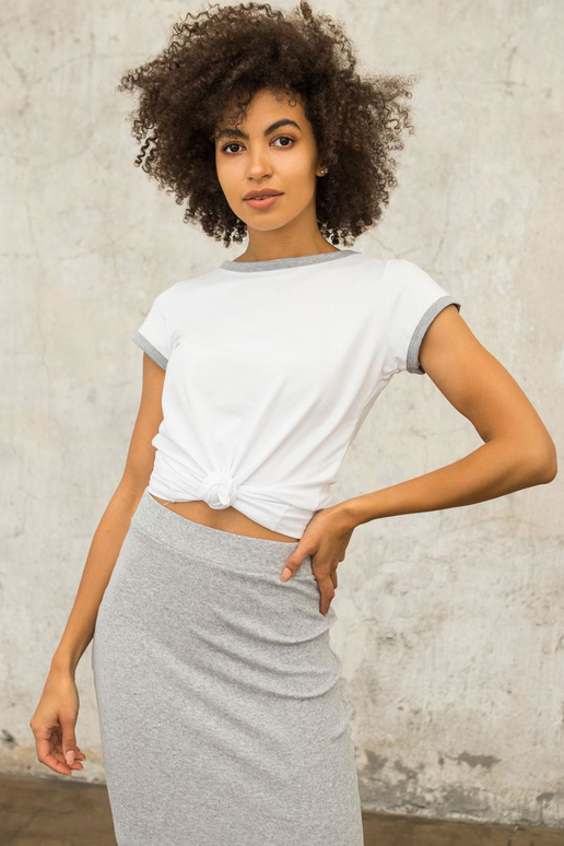 FOR FITNESS White Move marškinėliai