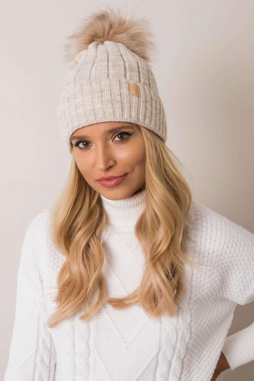 Kepurė JK-CZ-8.71-smėlio spalvos