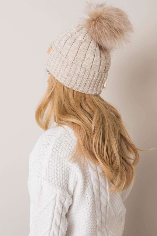 Kepurė JK-CZ-8.71-smėlio spalvos