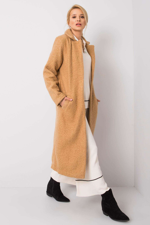 Smėlio spalvos boulé paltas Paquita...