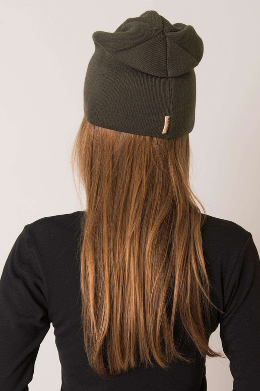 Kepurė chaki spalvos beanie RUE PARIS