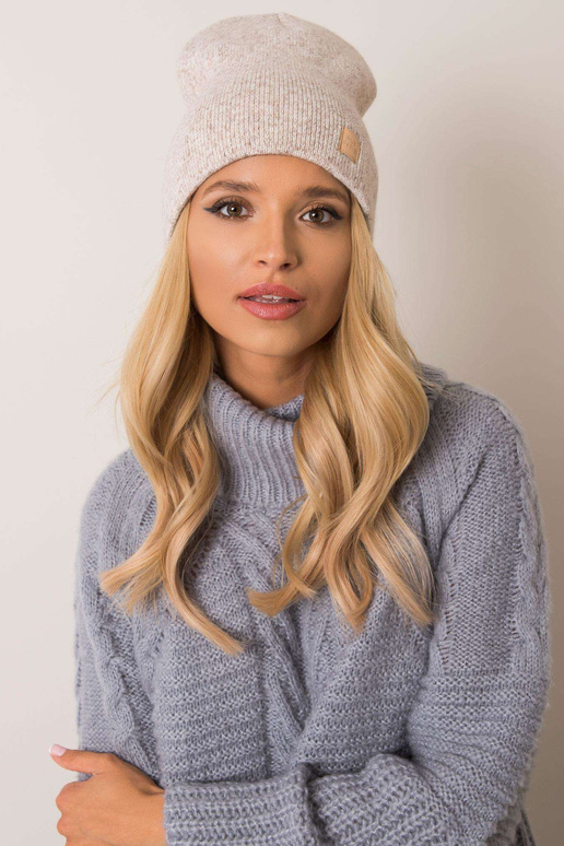 Smėlio spalvos moteriška kepurė RUE...