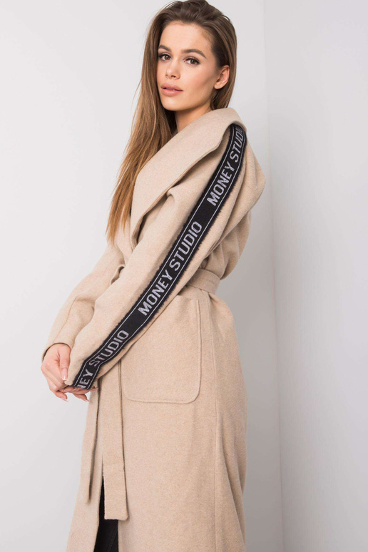 Smėlio spalvos paltas Danni