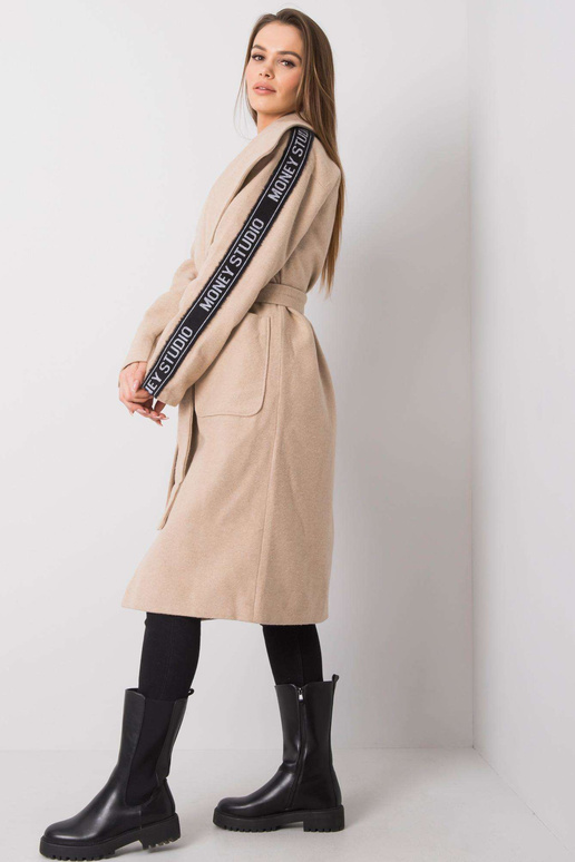 Smėlio spalvos paltas Danni