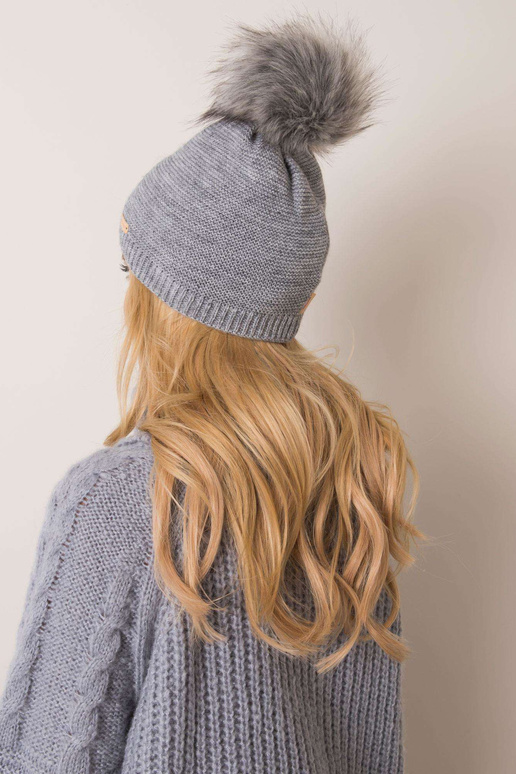 Pilka žieminė kepurė RUE PARIS