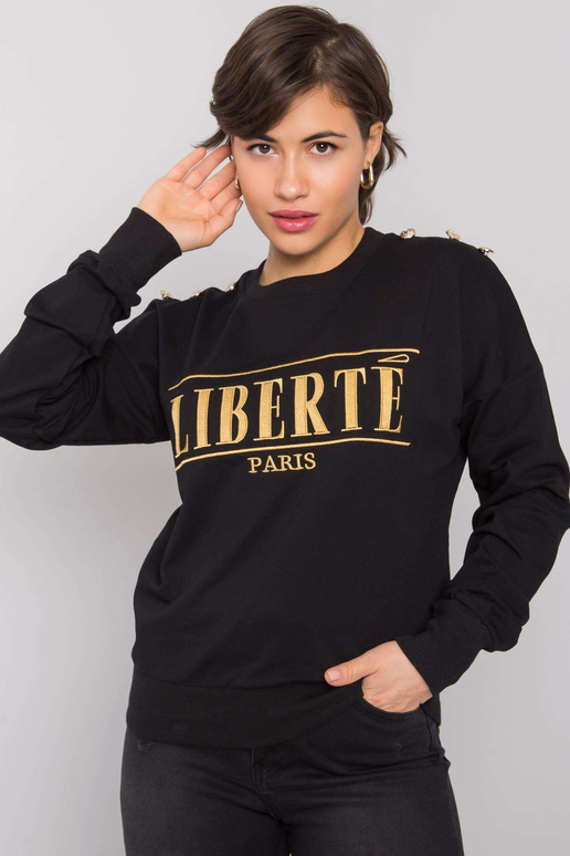 Alita juodas megztinis