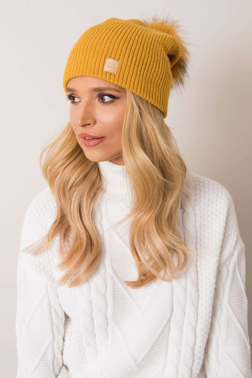 Garstyčių kepurė su pomponu RUE PARIS