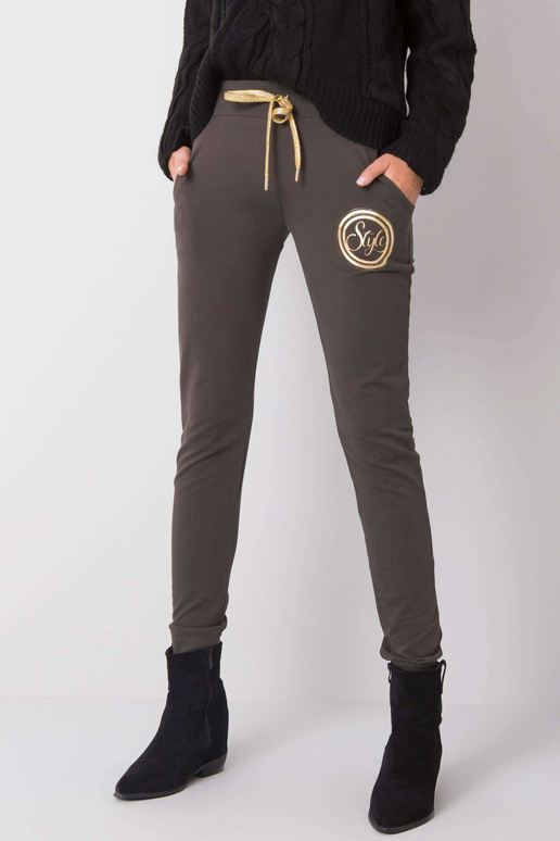 Tamsios chaki spalvos sportinės...