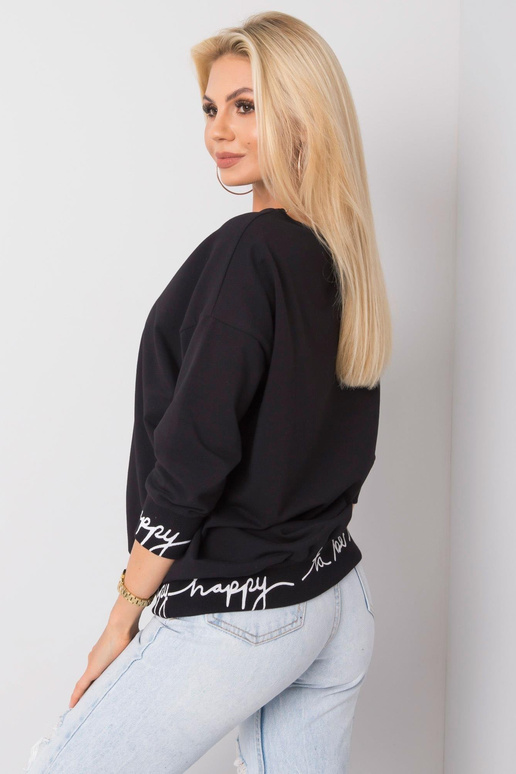 Charliza juodas megztinis