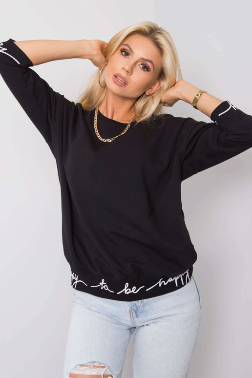 Charliza juodas megztinis