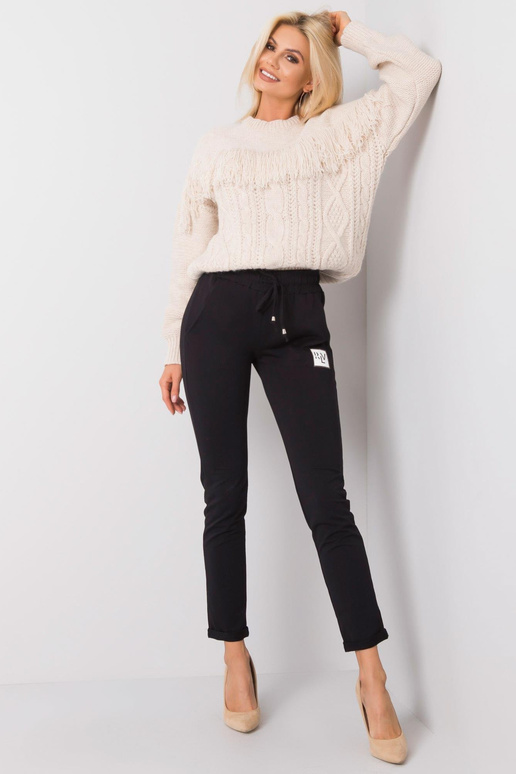 Juodos Molly sportinės kelnės