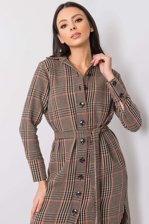 Ruda ir raudona Martita suknelė