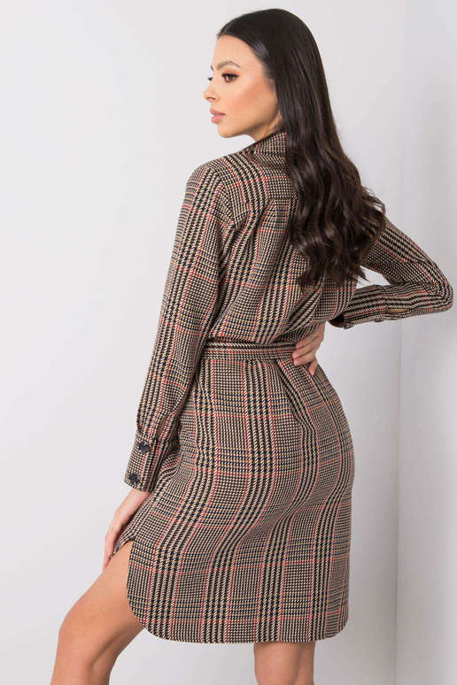 Ruda ir raudona Martita suknelė