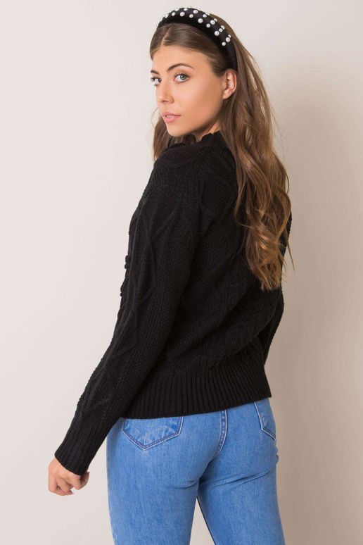 Juodas Mocha megztinis