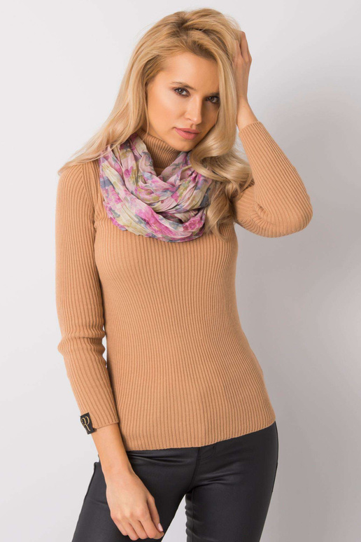 Gėlių rašto pudra rožinė pledas