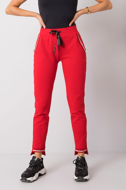 Rosario raudonos sportinės kelnės