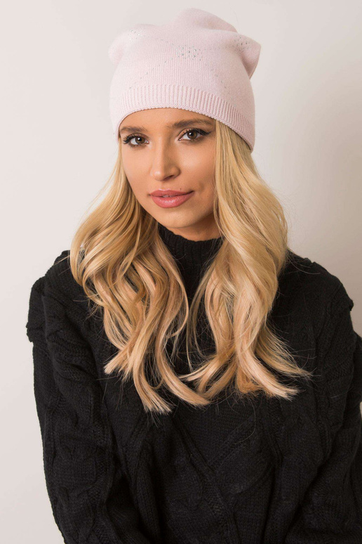 Šviesiai rožinė beanie RUE PARIS