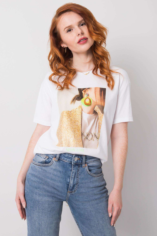 Zoya balti marškinėliai