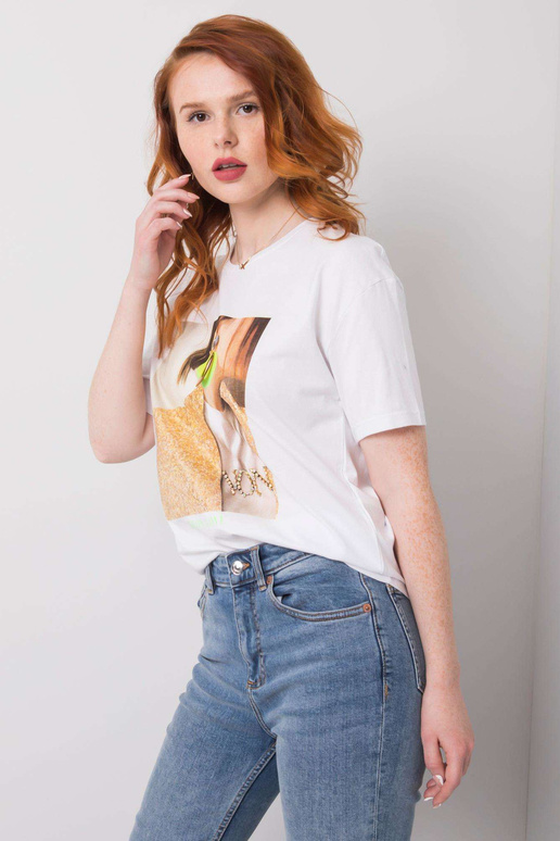 Zoya balti marškinėliai