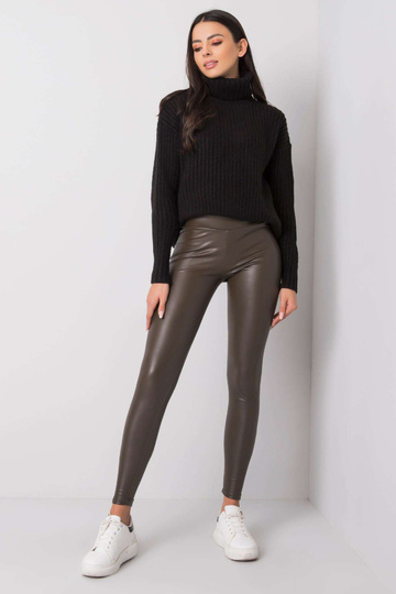 Tamsios chaki spalvos Briana Leggings RUE PARIS