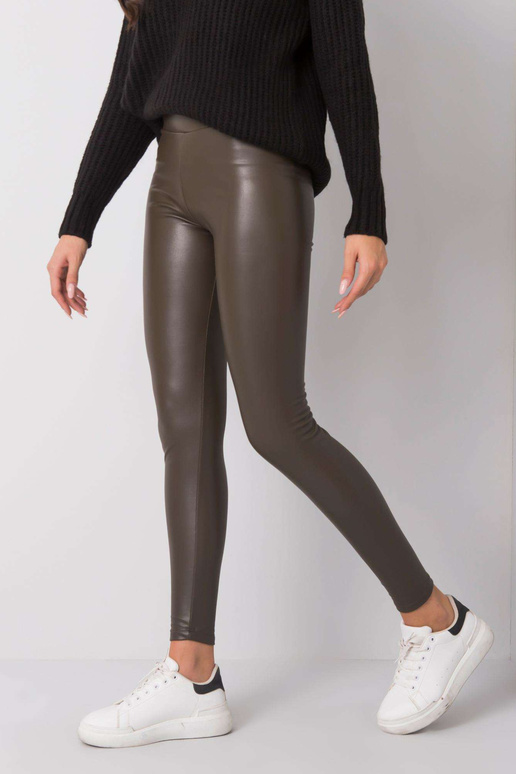 Tamsios chaki spalvos Briana Leggings... Tamsios chaki spalvos Briana Leggings...
