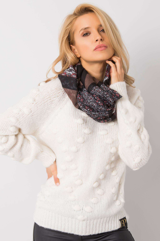 Juodos ir koralų raštų stropas