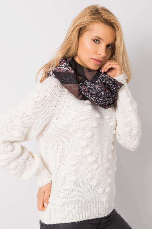 Juodos ir koralų raštų stropas