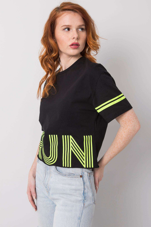 Juodi Marlene medvilniniai marškinėliai Juodi Marlene medvilniniai marškinėliai