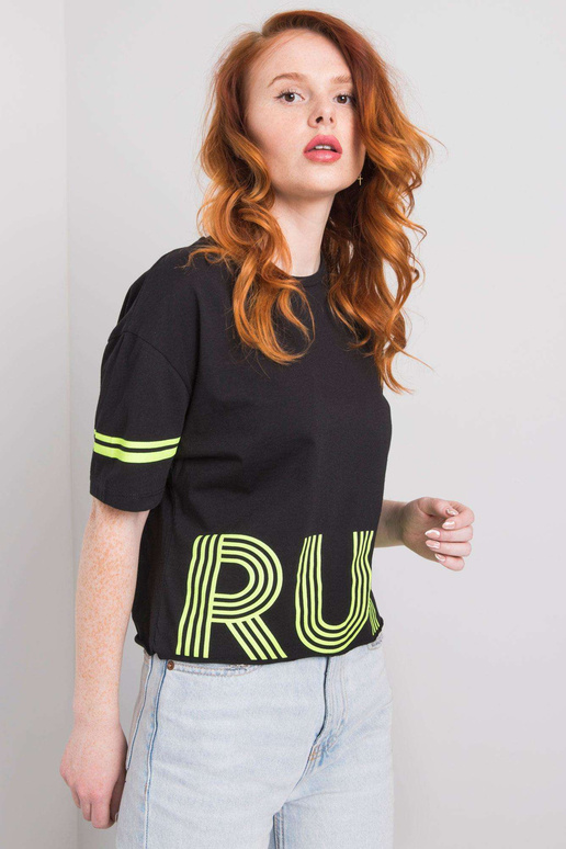 Juodi Marlene medvilniniai marškinėliai Juodi Marlene medvilniniai marškinėliai