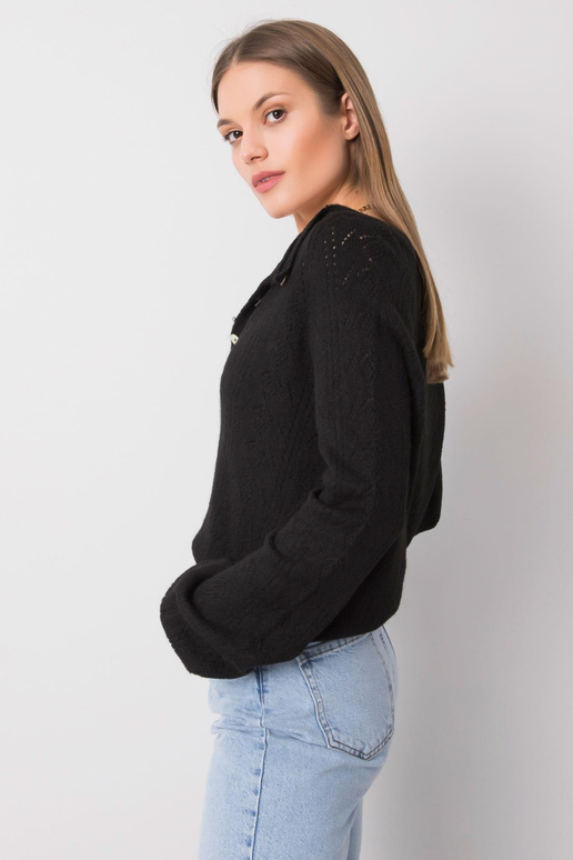 Juodas megztinis Serenity RUE PARIS
