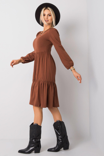 Suknelė-RV-SK-5832.18X-ruda 2