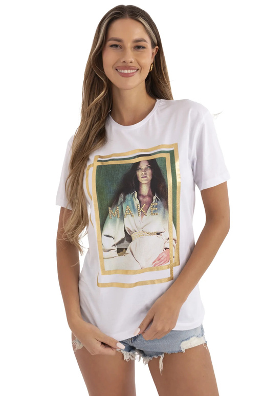 Balti Esther marškinėliai Balti Esther marškinėliai