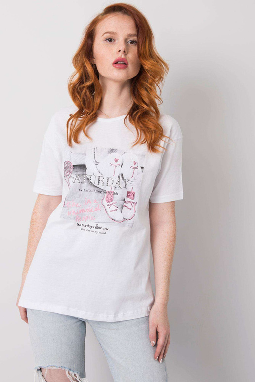 Balti marškinėliai su Sierra...