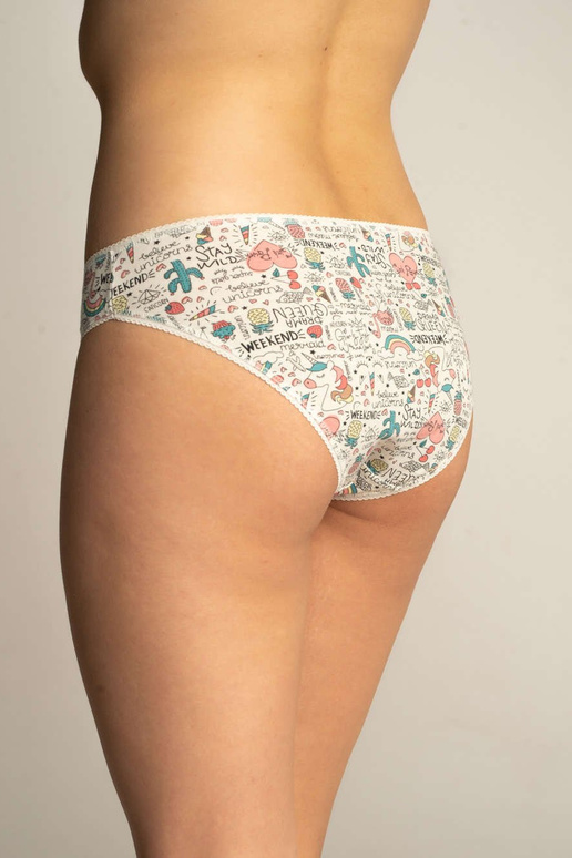 3 pakuočių medvilninės raštuotos...