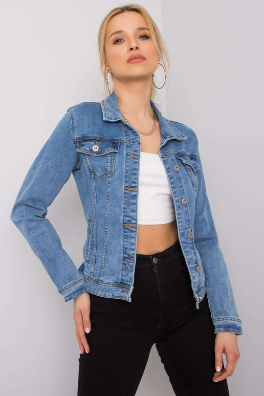 Mėlynas Gabrielio džinsinis švarkas