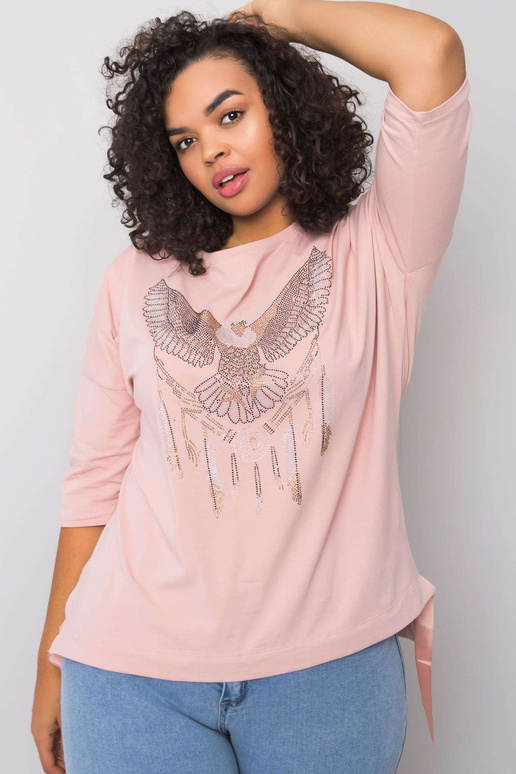 Purvina rožinė palaidinė su Cassia...