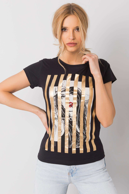 Juodi Valentinos marškinėliai Juodi Valentinos marškinėliai