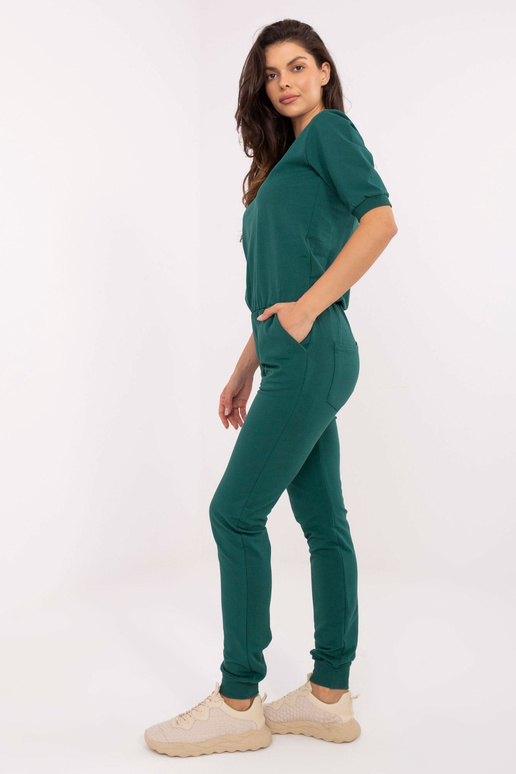 Tamsiai žalias kombinezonas Ilina