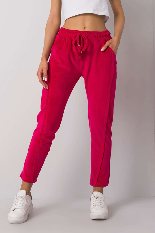 Fuksijos spalvos aksominės kelnės...