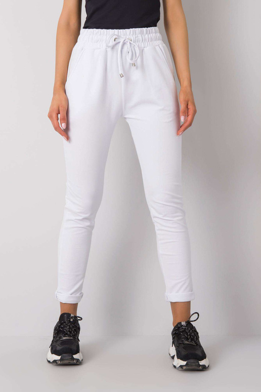 Baltos „Cadence“ kelnės