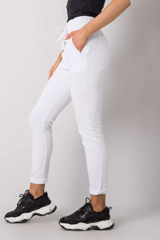 Baltos „Cadence“ kelnės
