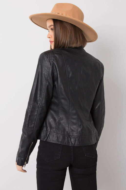 Eulalie Black Eco odinė striukė