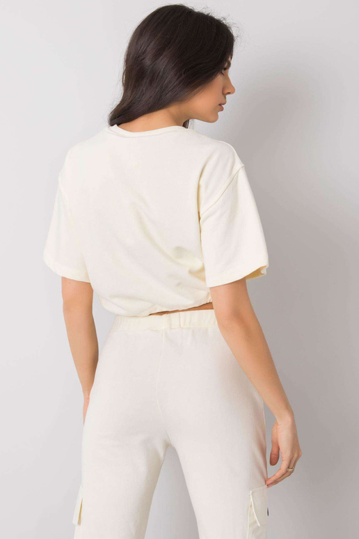 Ecru trumpas megztinis Arlene RUE PARIS