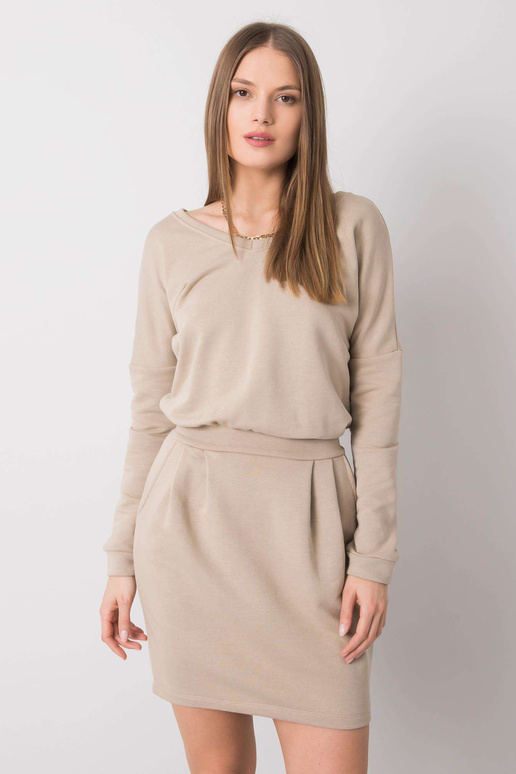 Smėlio spalvos suknelė Kloe RUE PARIS