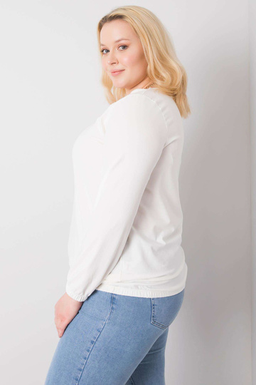 Ecru Cotton Plus Size...