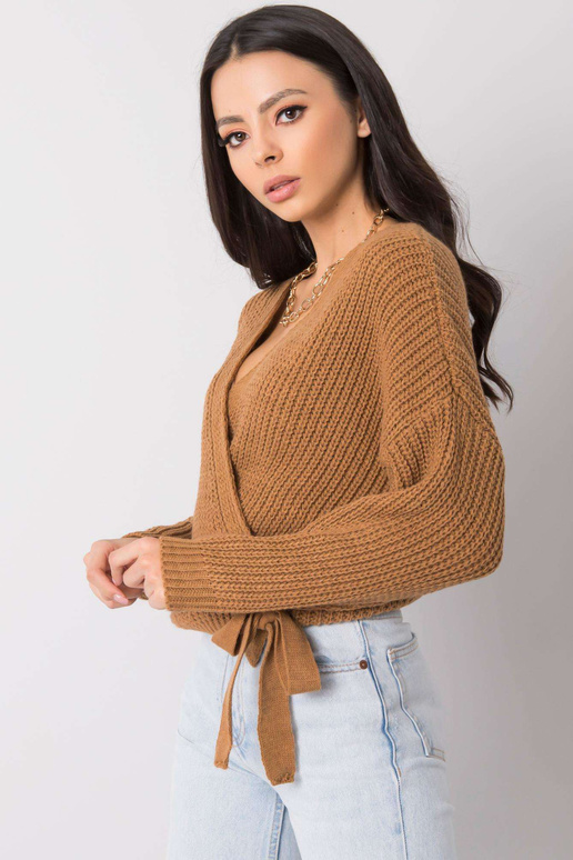 Šviesiai rudas megztinis Alisa SUBLEVEL