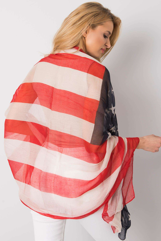 Raudonos ir smėlio spalvos...