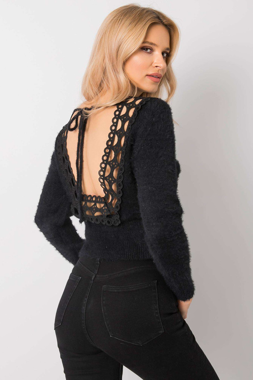 Silvia juodas megztinis
